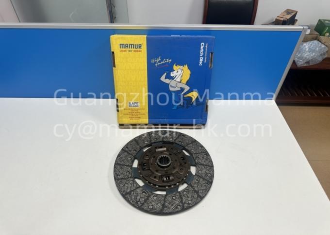 MAMUR clutch disc for ISUZU NPR NQR NNR 4HK1 4HE1 – front face view showing friction surface and 14 spline teeth